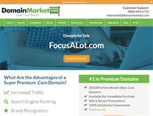 Tablet Screenshot of focusalot.com